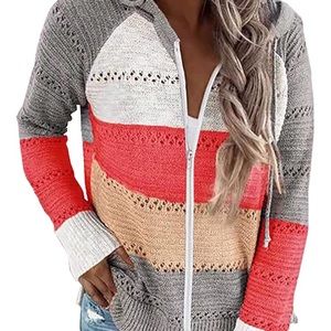 Woman’s Zip Up Hoodie Sweaters
